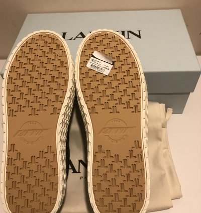Lanvin Black Canvas Sneakers