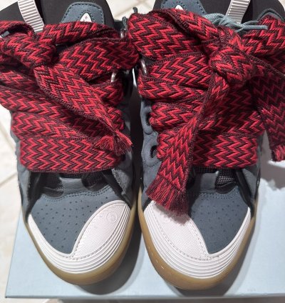 Lanvin Blue Curb Sneakers