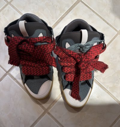 Lanvin Blue Curb Sneakers