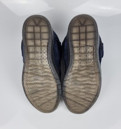 Lanvin Curb Blue And Black Sneakers New