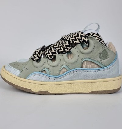 Lanvin Curb Blue Sneakers New Fw22 36