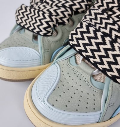 Lanvin Curb Blue Sneakers New Fw22 36