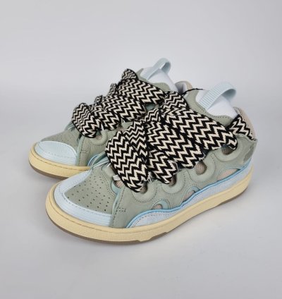 Lanvin Curb Blue Sneakers New Fw22 36