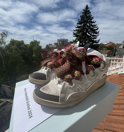 Lanvin Curb Chunky Lace-up Sneakers