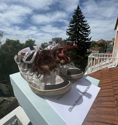 Lanvin Curb Chunky Lace-up Sneakers