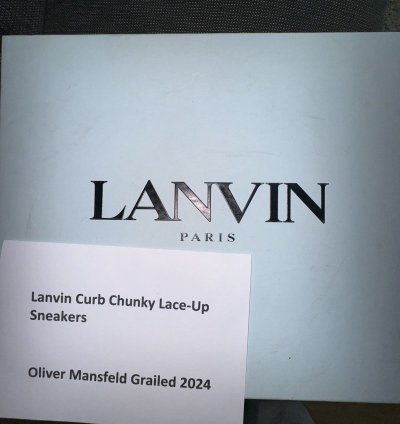 Lanvin Curb Chunky Lace-up Sneakers