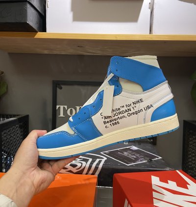 Jordan 1 Retro High Off-white University Blue Aq0818-148