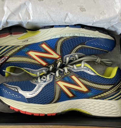 Aim Leon Dore 860v2 Blue Yellow