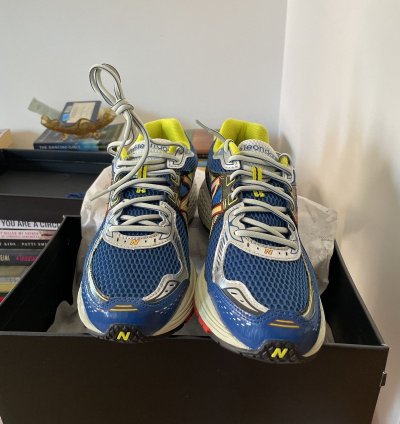 Aim Leon Dore 860v2 Blue Yellow
