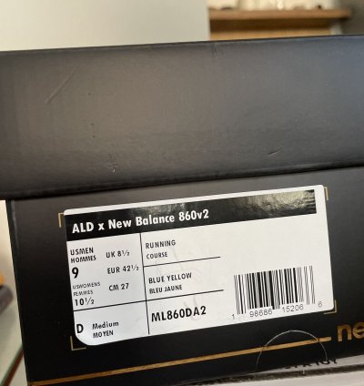 Aim Leon Dore 860v2 Blue Yellow