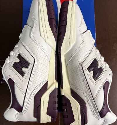 Aim Leon Dore New Balance 550 Purple Basketball Shoes