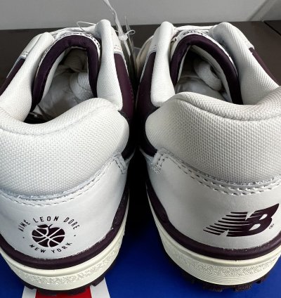 Aim Leon Dore New Balance 550 Purple Basketball Shoes