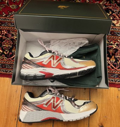 Aim Leon Dore New Balance 860v2 Red