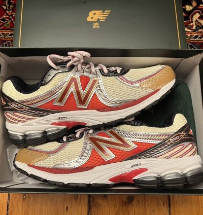 Aim Leon Dore New Balance 860v2 Red