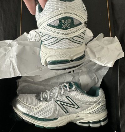 Aime Leon Dore New Balance 860v2 2025 10 5 White Green