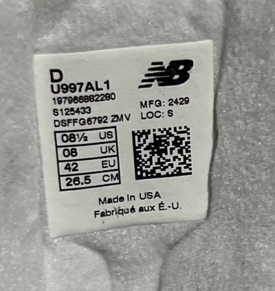 Aime Leon Dore New Balance 997 Mismatch