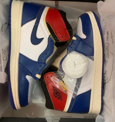 Jordan 1 Retro High Union Los Angeles Storm Blue Bv1300-146