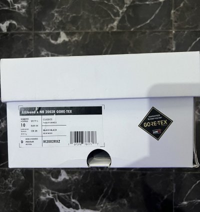 Jjjjound New Balance 2002r Gore-tex Charcoal