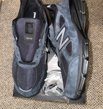 Jjjjound New Balance 990v4 Made In Usa- Navy