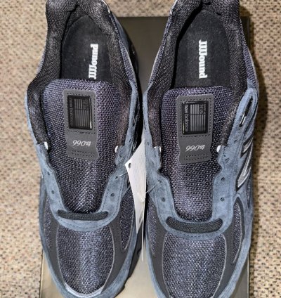 Jjjjound New Balance 990v4 Made In Usa- Navy