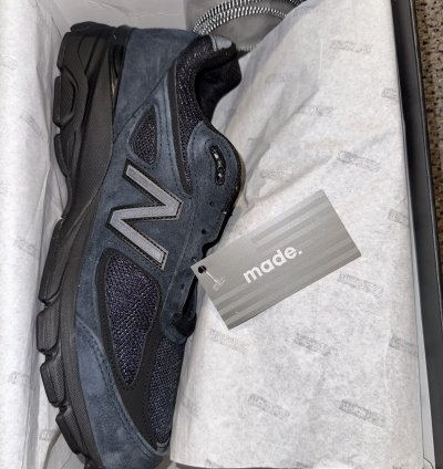 Jjjjound New Balance 990v4 Made In Usa- Navy
