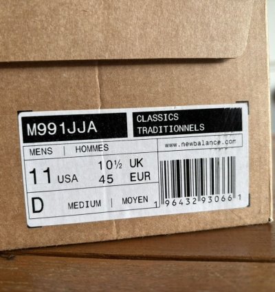 Jjjjound New Balance 991