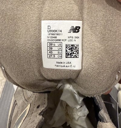 Kith New Balance 990v4 Made In Usa Moonrock 9 5