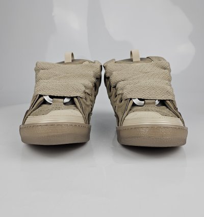 Lanvin Curb Men Beige Sneakers New Ss23 42