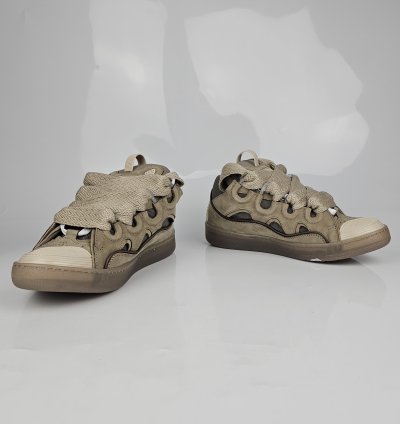 Lanvin Curb Men Beige Sneakers New Ss23 42