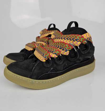 Lanvin Curb Men Black Sneakers New Ss23