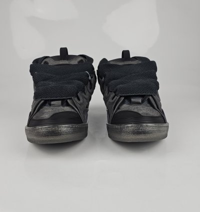 Lanvin Curb Men Dark Gray Sneakers New Ss23 Size 42