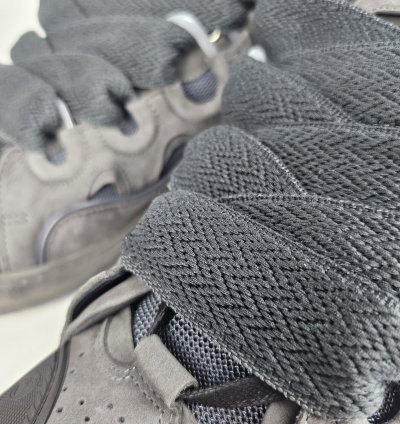 Lanvin Curb Men Dark Gray Sneakers New Ss23 Size 42
