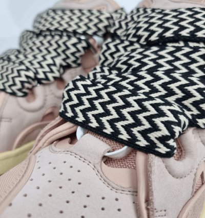Lanvin Curb Men Pink Sneakers New