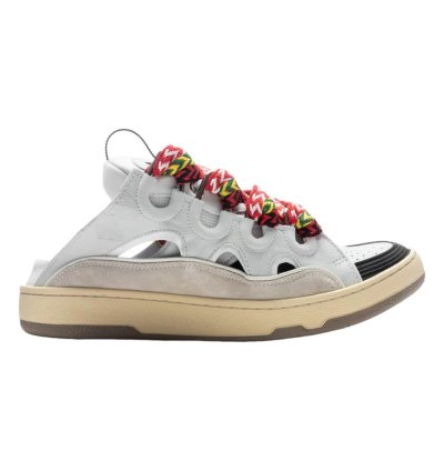 Lanvin Curb Mule Sneakers White
