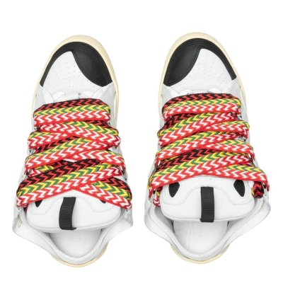 Lanvin Curb Mule Sneakers White