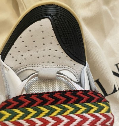 Lanvin Curb Mule Sneakers White