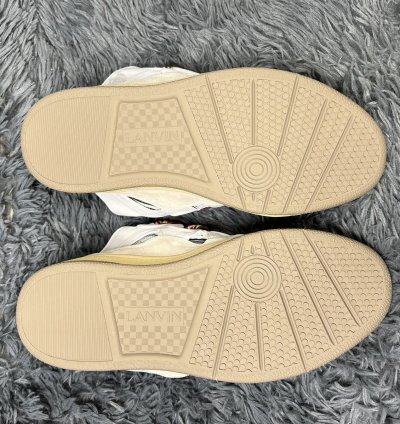 Lanvin Curb Mule White Black Gum Red Yellow Green