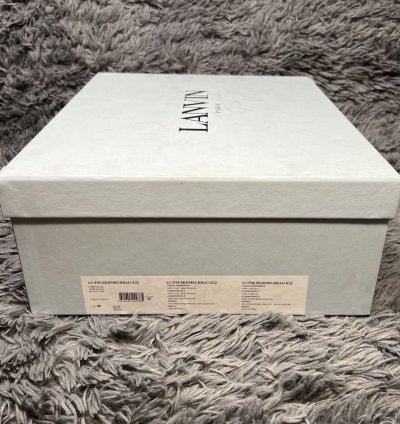 Lanvin Curb Mule White Black Gum Red Yellow Green