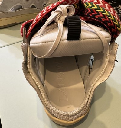Lanvin Curb Mules - White