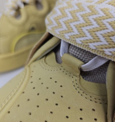 Lanvin Curb Natural And Yellow Sneakers New Ss23 40