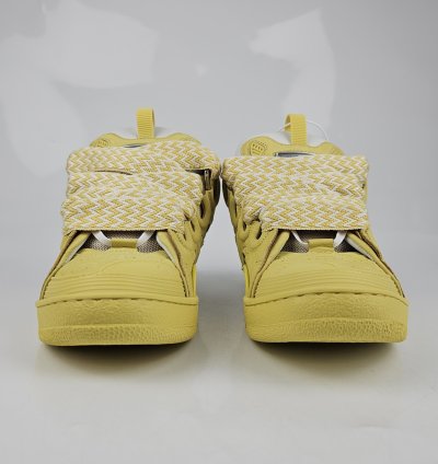Lanvin Curb Natural And Yellow Sneakers New Ss23 40