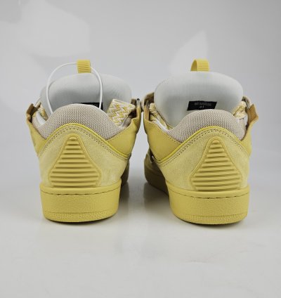 Lanvin Curb Natural And Yellow Sneakers New Ss23 40