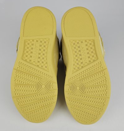 Lanvin Curb Natural And Yellow Sneakers New Ss23 40
