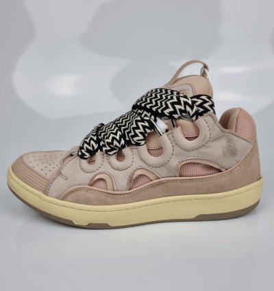 Lanvin Curb Pink Sneakers New