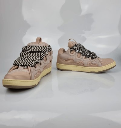 Lanvin Curb Pink Sneakers New