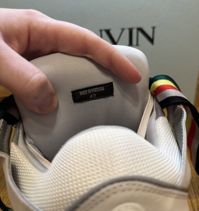 Lanvin Curb Sneaker white Multicolor