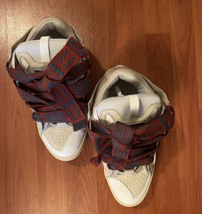 Lanvin Curb Sneaker Beige Sz 10 43