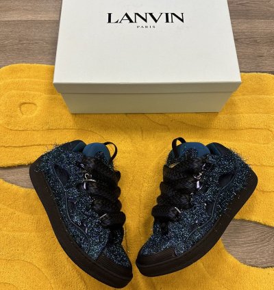 Lanvin Curb Sneaker Blue