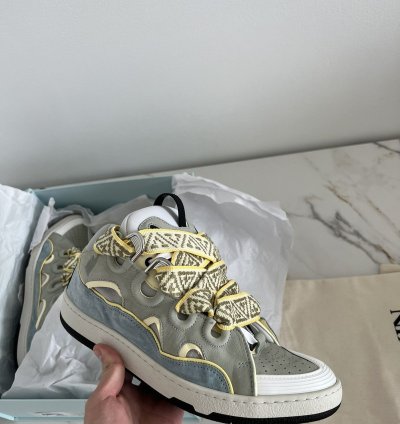Lanvin Curb Sneaker Blue Grey