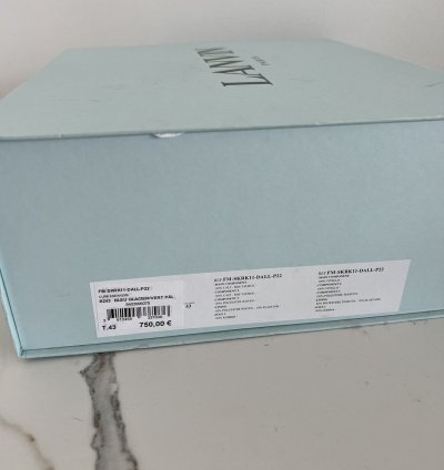 Lanvin Curb Sneaker Blue Grey